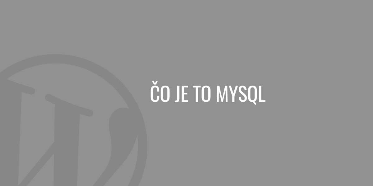 Mi az a MySQL