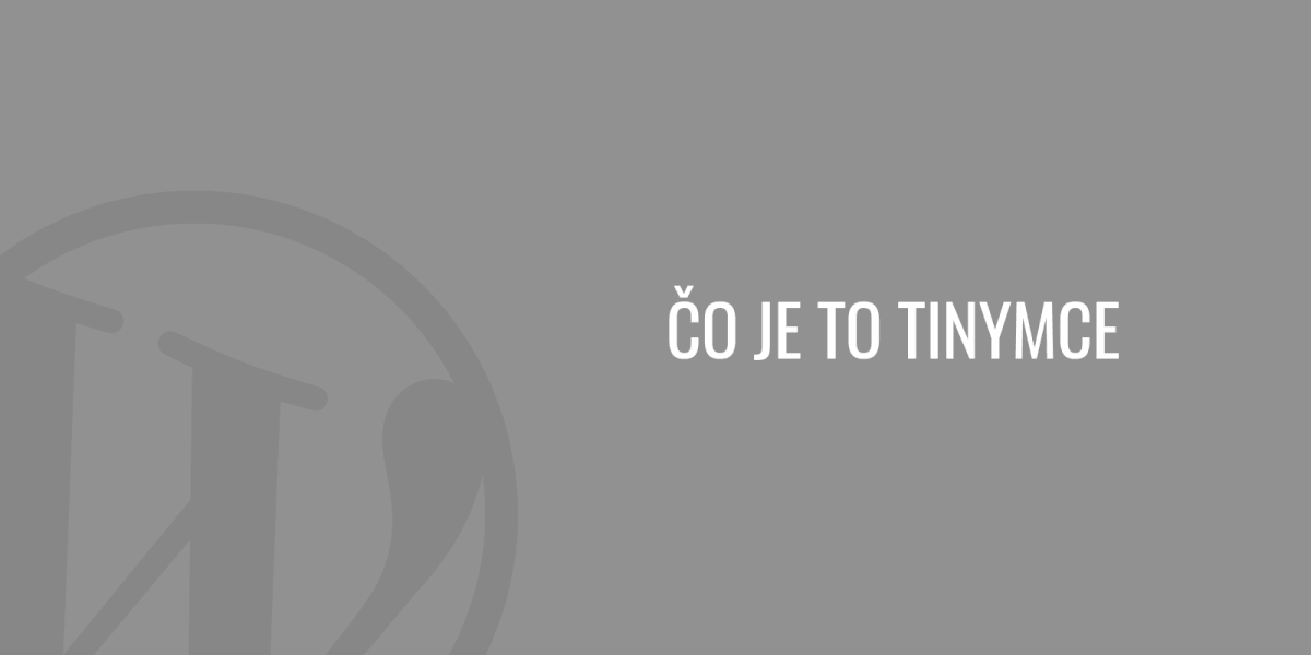 Mi az a TinyMCE