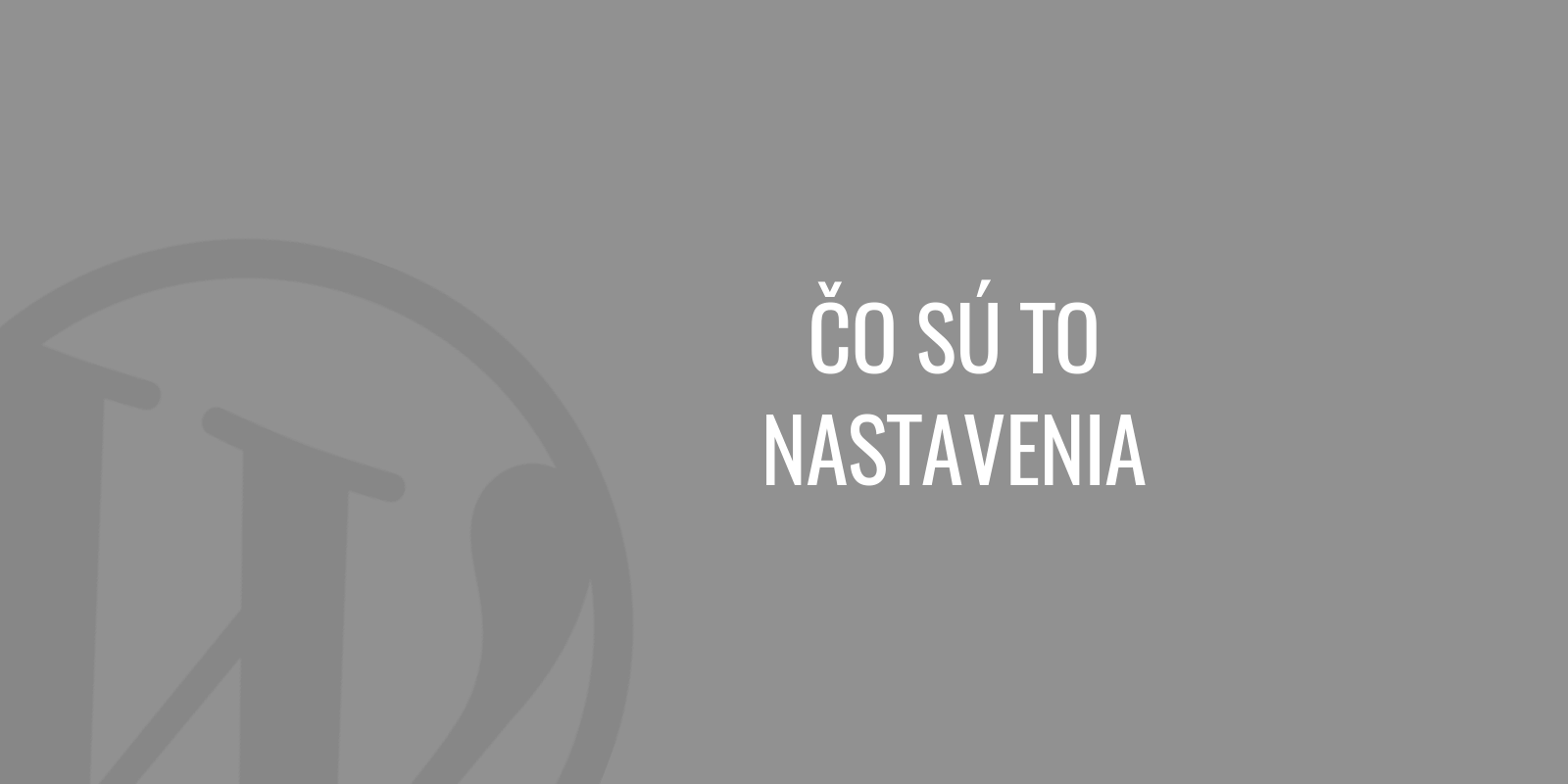 Mik a beállítások